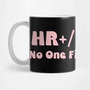 HR+/HER2- Breast Cancer Awareness Mug